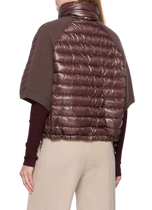 Back View - Click To Enlarge - HERNO - Short Sleeve Hybrid Puffer Jacket