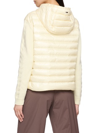 Back View - Click To Enlarge - HERNO - Quilted Down Hooded Coat
