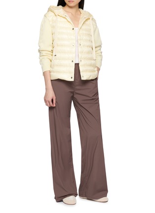 Figure View - Click To Enlarge - HERNO - Quilted Down Hooded Coat