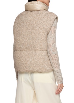 Back View - Click To Enlarge - HERNO - Padded High Neck Down Waistcoat
