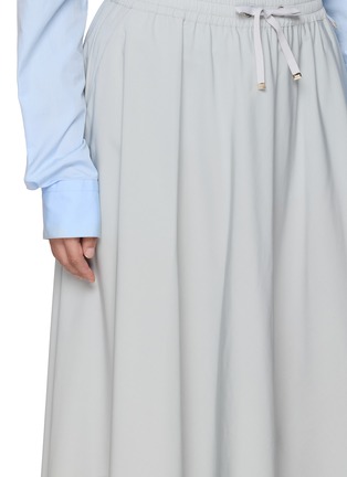  - HERNO - Drawstring Waist Flared Maxi Skirt