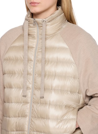  - HERNO - Hybrid Knit High Neck Puffer Jacket