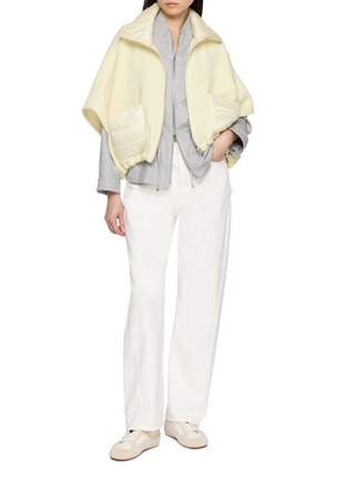 Figure View - Click To Enlarge - HERNO - Cape Zip Coat