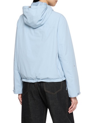 Back View - Click To Enlarge - HERNO - Hooded Padded Coat