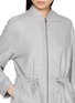  - HERNO - Drawstring Waist Zip Coat