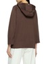 Back View - Click To Enlarge - HERNO - Jersey Hooded Drawstring Sweater