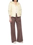 Figure View - Click To Enlarge - HERNO - Elastic Waist Casual Trousers