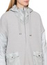  - HERNO - Hybrid Knit Hooded Zip-Up Coat