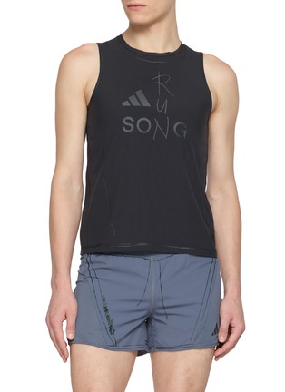 Front View - Click To Enlarge - ADIDAS - x Song For The Mute Running Tank Top
