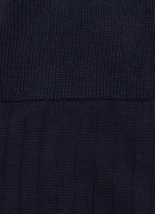 Detail View - Click To Enlarge - PANTHERELLA - Asberley 9x1 Rib Anklet Socks