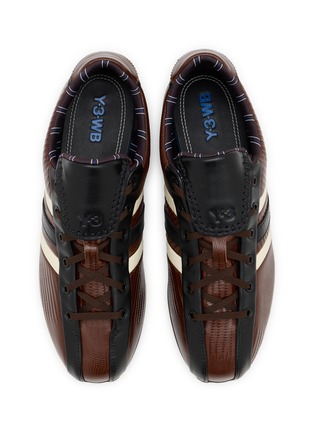 Detail View - Click To Enlarge - ADIDAS - x Wales Bonner Y3 The Field Lizzard Leather Men's Sneakers