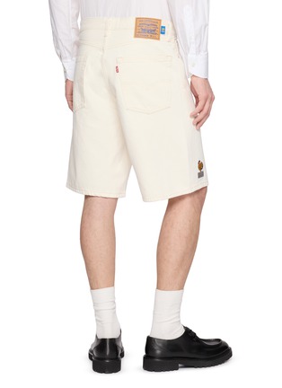 Back View - Click To Enlarge - LEVI’S - X World Cup Standard 478 Denim Baggy Shorts