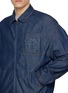  - LOEWE - Anagram Pocket Zip Up Cotton Chambray Jacket