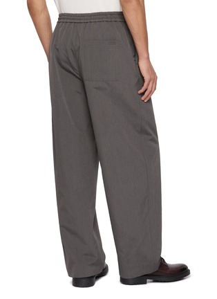 Back View - Click To Enlarge - LOEWE - Drawstring Waist Cotton Silk Pants