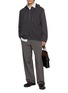 Figure View - Click To Enlarge - LOEWE - Drawstring Waist Cotton Silk Pants