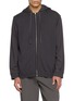LOEWE Layered Cotton Zip Up Hoodie