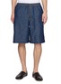 LOEWE Anagram Appliqué Cotton Chambray Shorts