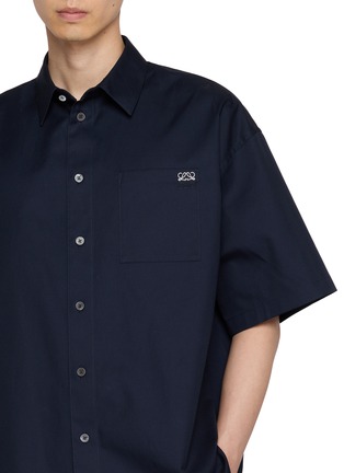  - LOEWE - Anagram Embroidered Cotton Twill Shirt