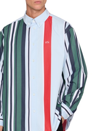 - LOEWE - Multicoloured Stripe Cotton Twill Shirt
