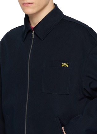  - LOEWE - Anagram Embroidered Cotton Twill Jacket