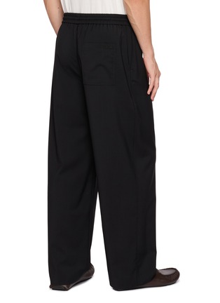 Back View - Click To Enlarge - LOEWE - Drawstring Wool Tailoring Pants