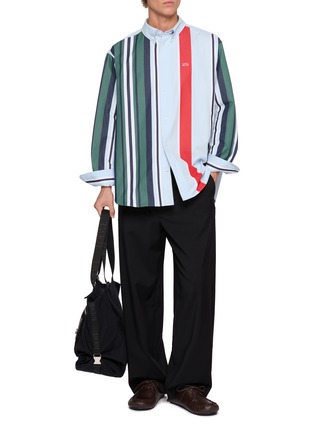 Figure View - Click To Enlarge - LOEWE - Drawstring Wool Tailoring Pants