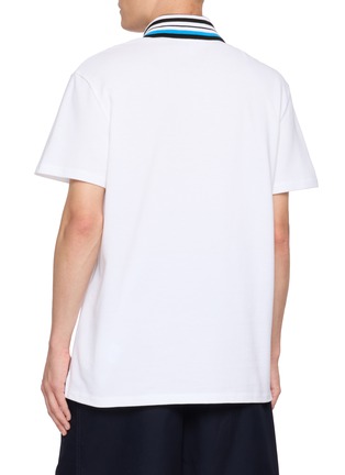 Back View - Click To Enlarge - LOEWE - Layered Collar Polo Shirt