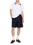 Figure View - Click To Enlarge - LOEWE - Layered Collar Polo Shirt