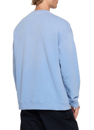 Back View - Click To Enlarge - LOEWE - Anagram Embroidered Cotton Fleece Sweatshirt