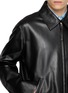  - LOEWE - Zip Up Nappa Lambskin Leather Jacket