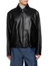 LOEWE Zip Up Nappa Lambskin Leather Jacket