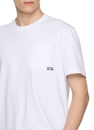  - LOEWE - Anagram Pocket Cotton T-Shirt