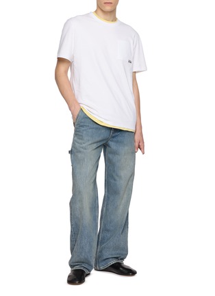 Figure View - Click To Enlarge - LOEWE - Anagram Pocket Cotton T-Shirt