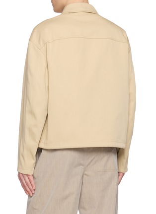 Back View - Click To Enlarge - LOEWE - Double L Embroidered Cotton Twill Jacket