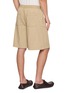 Back View - Click To Enlarge - LOEWE - Anagram Back Pocket Cotton Chambray Shorts