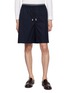 LOEWE Layered Waistband Anagram Brushed Cotton Twill Shorts