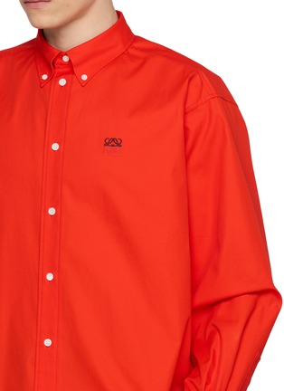  - LOEWE - Anagram Embroidered Cotton Twill Shirt