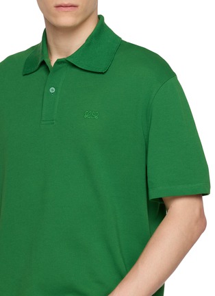  - LOEWE - Double L Embroidered Cotton Piqué Polo Shirt