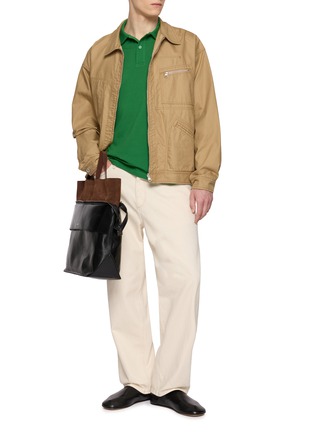 Figure View - Click To Enlarge - LOEWE - Double L Embroidered Cotton Piqué Polo Shirt
