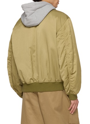 Back View - Click To Enlarge - LOEWE - Hooded Detachable Anagram Keyring Bomber Jacket