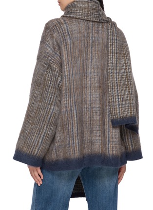 Back View - Click To Enlarge - BRUNELLO CUCINELLI - Scarf Neck Cardigan
