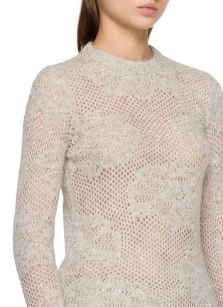  - BRUNELLO CUCINELLI - Sequinned Mohair Embroidered Sweater