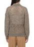 Back View - Click To Enlarge - BRUNELLO CUCINELLI - Turtleneck Sequin Embellished Knit Sweater