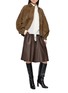 Figure View - Click To Enlarge - BRUNELLO CUCINELLI - Couture Suede Blouson Jacket 