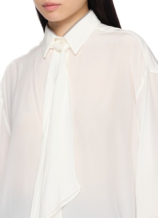  - BRUNELLO CUCINELLI - Long Sleeve Tie Shirt