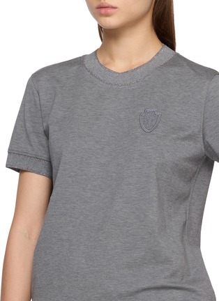  - BRUNELLO CUCINELLI - Cotton Stretch Crewneck T-shirt