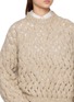  - BRUNELLO CUCINELLI - Sequinned Cable Knit Sweater