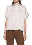 BRUNELLO CUCINELLI Sleeveless High Neck Tie Top