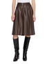 BRUNELLO CUCINELLI Wide Leather Bermuda Shorts