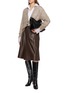 Figure View - Click To Enlarge - BRUNELLO CUCINELLI - Wide Leather Bermuda Shorts